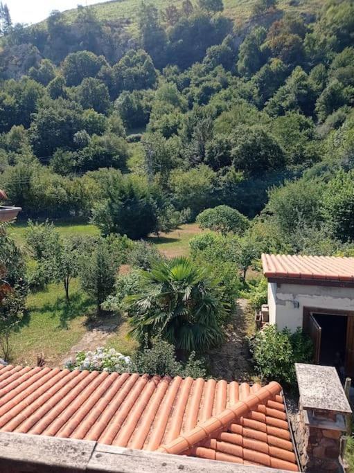 Amplia Y Comoda Casa De Piedra Con Porche Y Jardin San Roque de Ríomiera エクステリア 写真